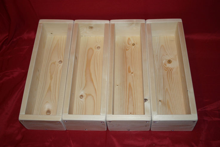 Softwood trays